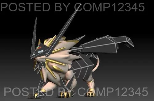 3D Print Model - Dusk Mane Necrozma