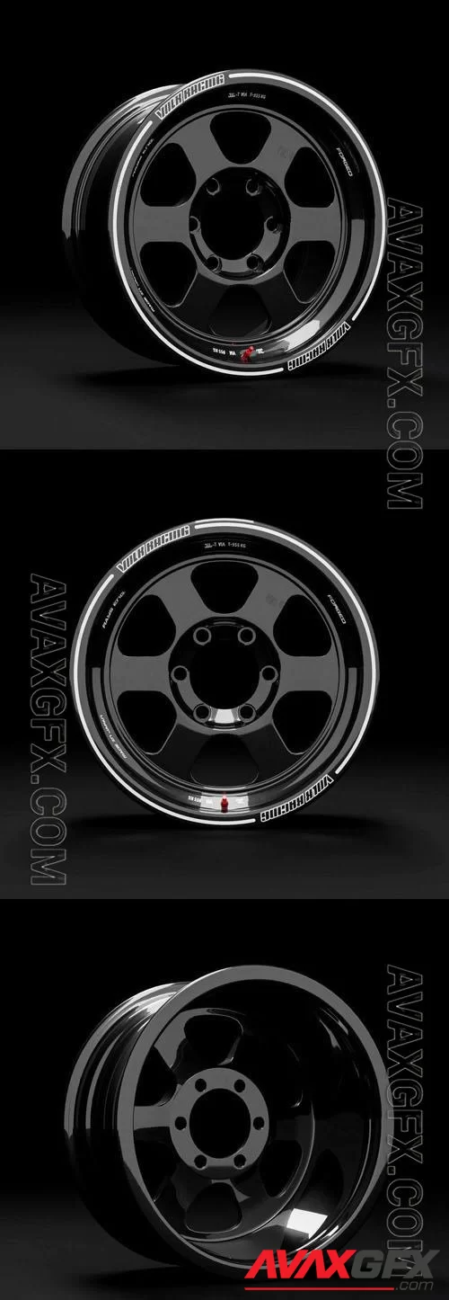 Auto rims Volk Racing TE37XT - 3d model