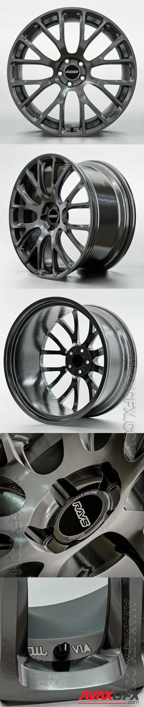 Auto rims Volk Racing G16 - 3d model