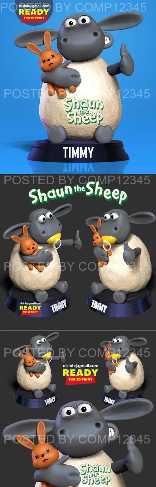 Timmy - Shaun the Sheep 3D Print