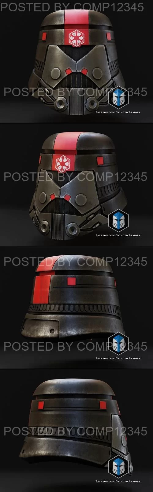 Sith Empire Trooper Helmet 3D Print