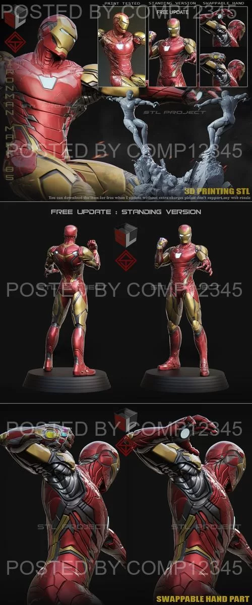 3D Print Model - Iron Man - Mk 85
