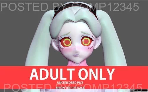 3D Print Model - Figuremaster - Rebecca Cyberpunk Edgerunners 2077 Anime Nude Hentai nsfw