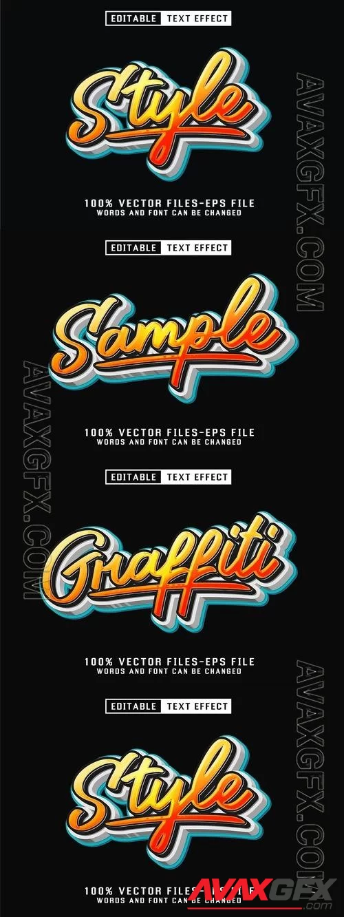 Graffiti Editable Text Effect