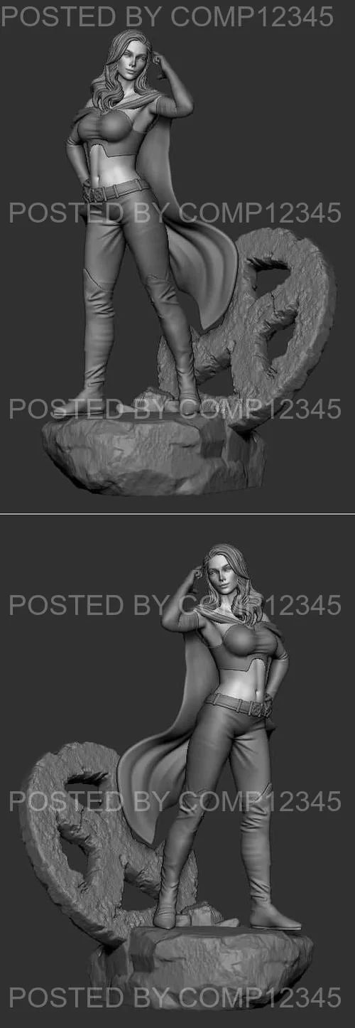 3D Print Model - Emma Frost Standing