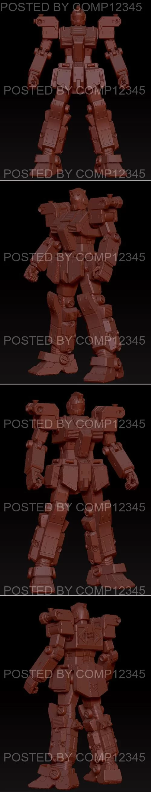 3D Print Model - RGM-79 GM Thunderbolt