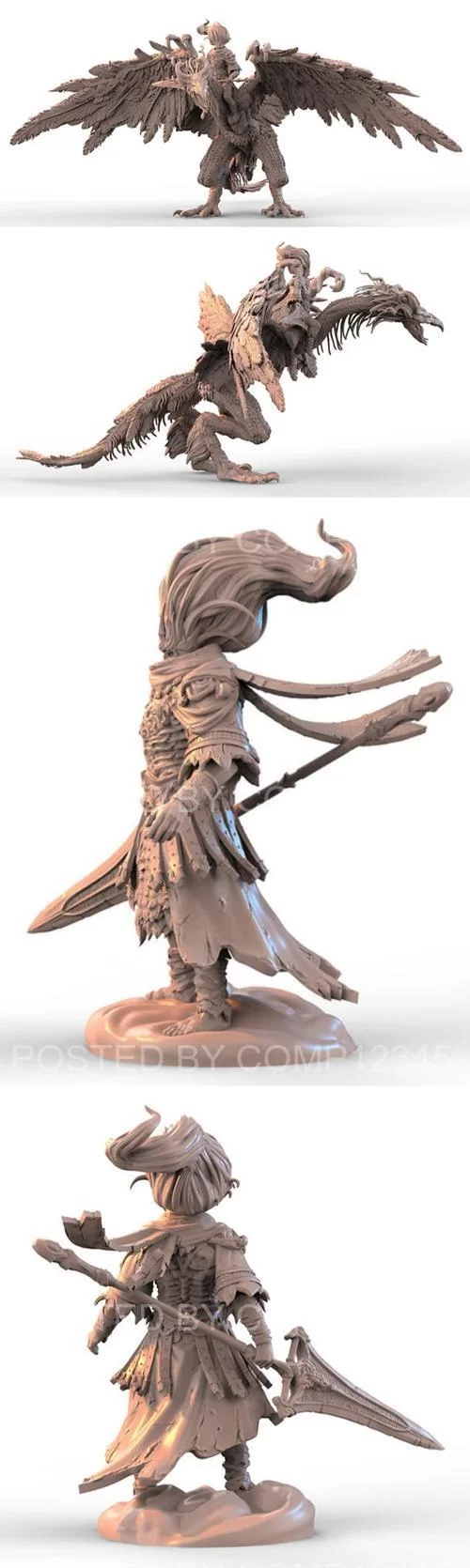 3D Print Model - Alexei Konev - Nameless King Dark Souls
