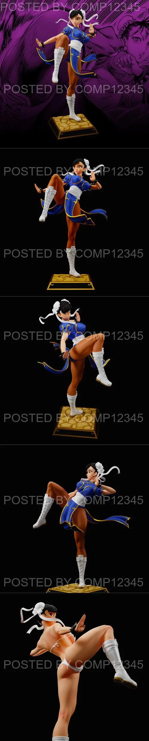 3D Print Model - Chun-Li by Gabriel Meyer