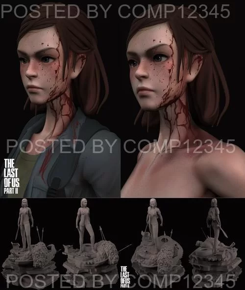 3D Print Model - Ellie - The Last of Us 2