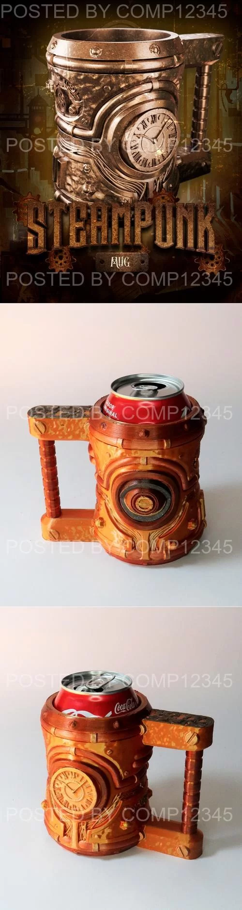 Steampunk Mug 3D Print