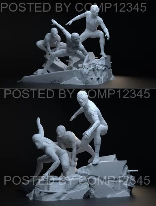Spiderman Diorama 3D Print