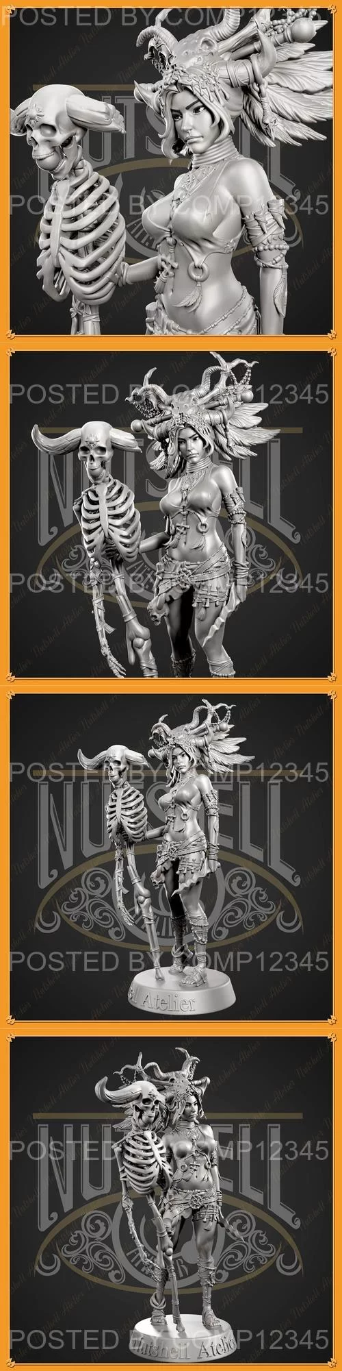 Nutshell atelier - Witch Doctor 3D Print