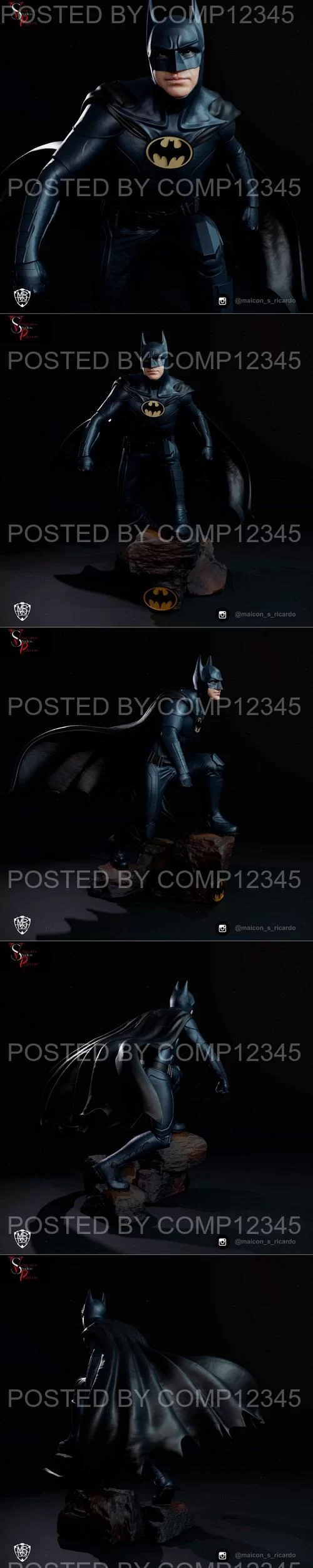 3D Print Model - Batman Michael Keaton