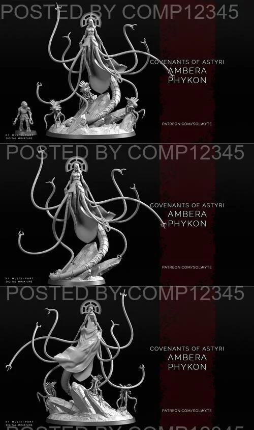 3D Print Model - Covenants of Astyri - Ambera Phykon