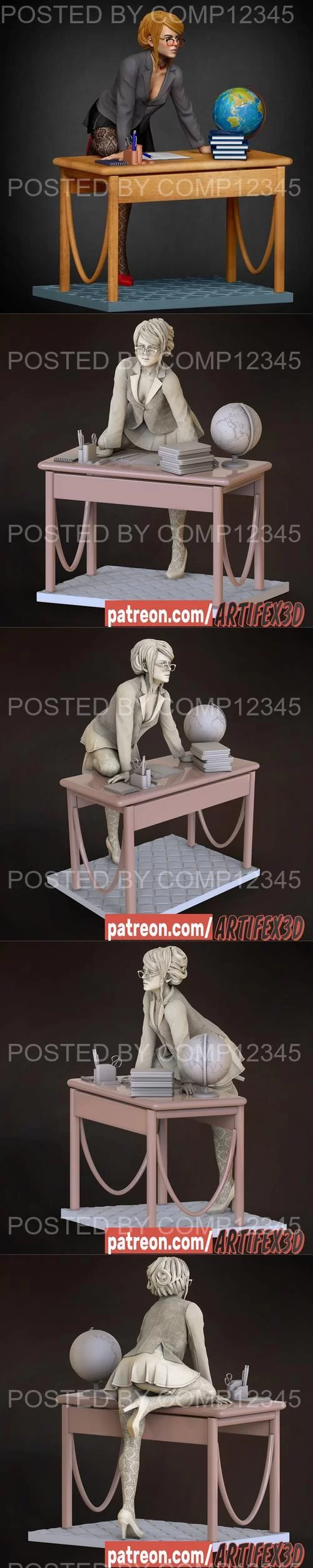 3D Print Model - Artifex3d - Nicole kidman SFW