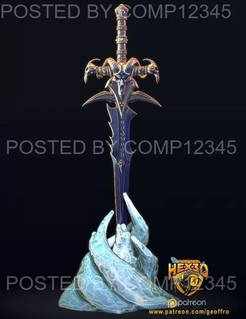 Hex3D - Frostmourne Sword