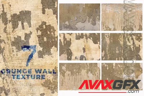 7 Retro Grunge Wall Surface Textures