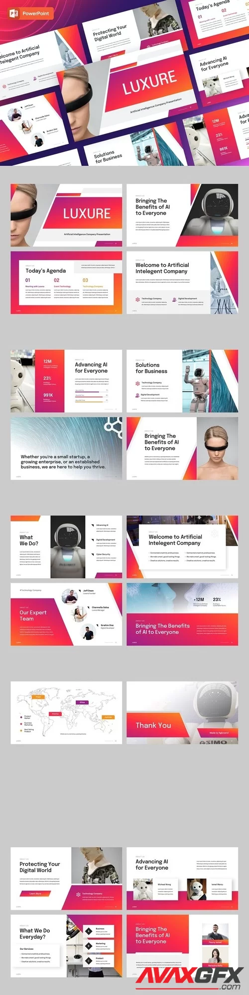 Artificial Intelligence Powerpoint Template PPTX
