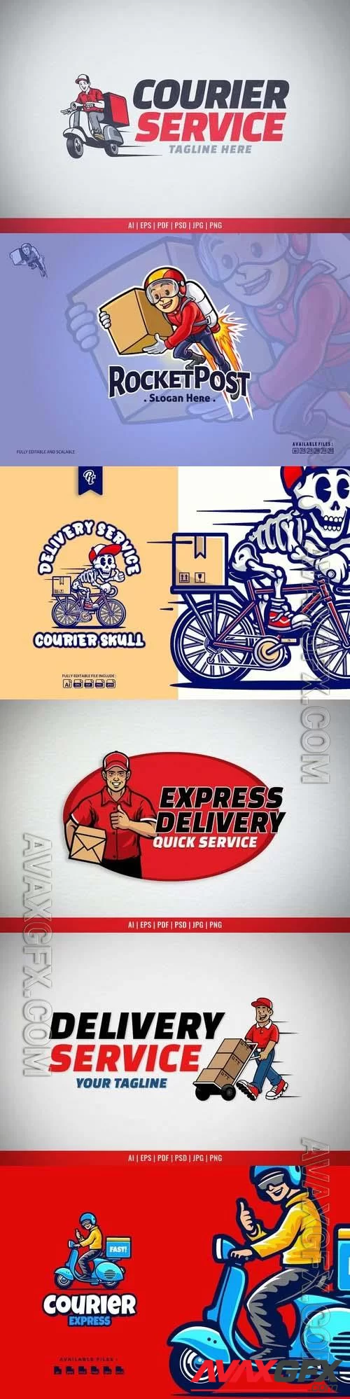 Delivery Service Logo Template