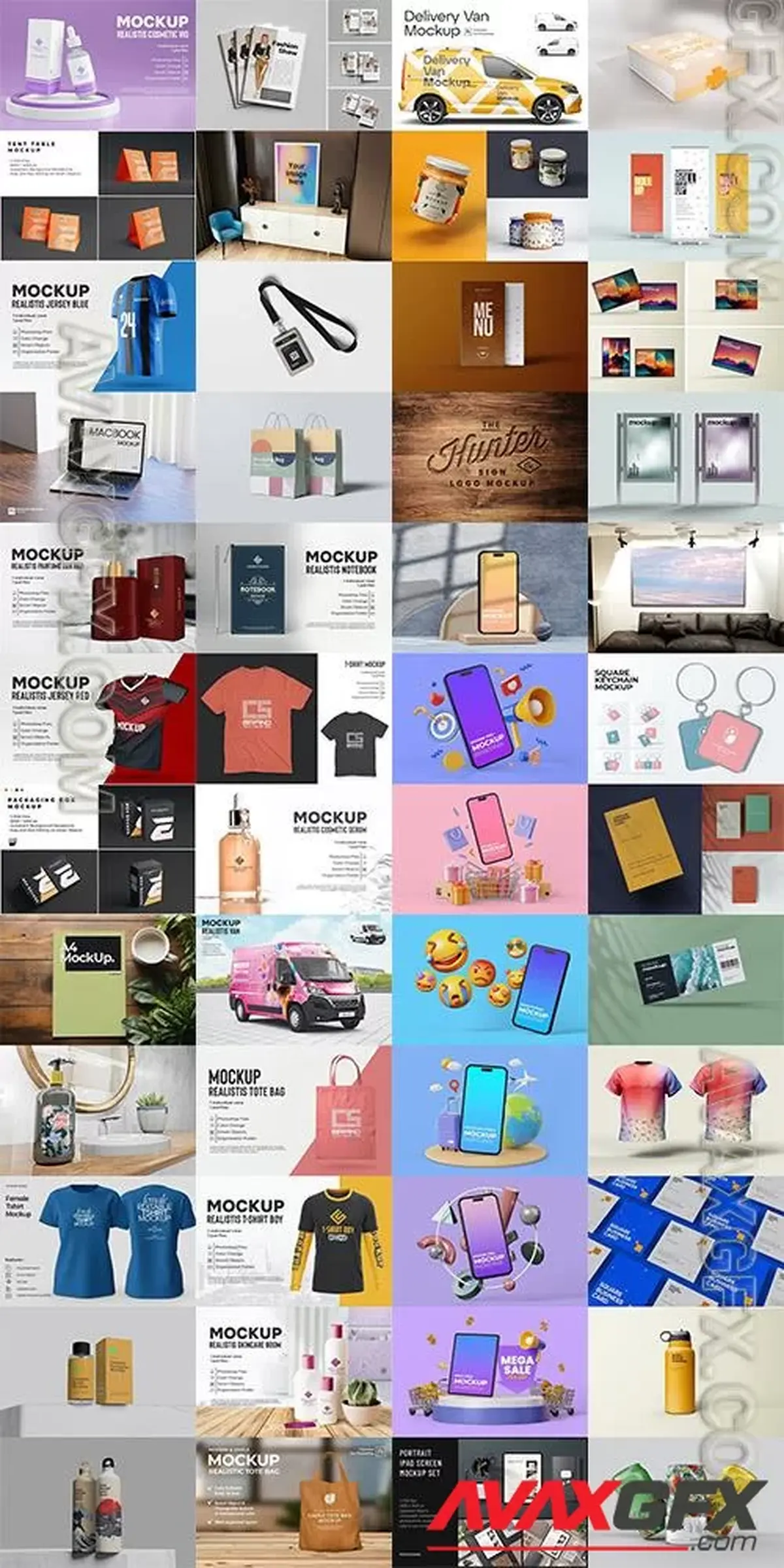 48 Mock-up Templates Bundle