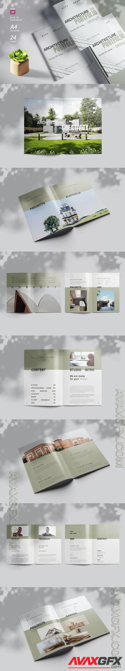 Architecture Portfolio Template 7E3KWNB [INDD]