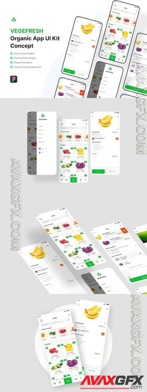 Organic App UI Kit Z6UMHR4