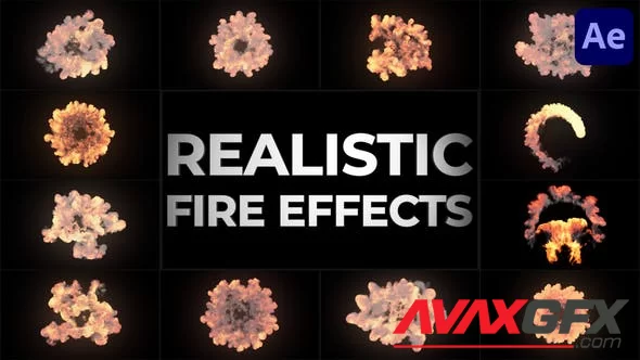 Realistic Fire Effects for After Effects 46921065 [Videohive]