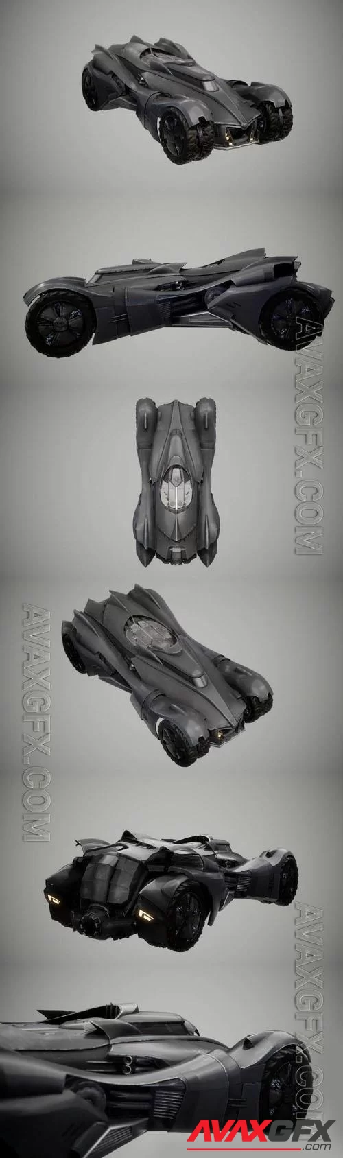 Batmobile from batman arkham knight - 3d model