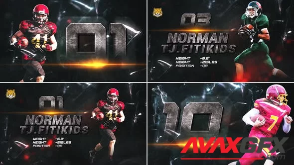 Sports Player Introducing // Powerful Sport Team Intro // Player Profile 46179770 [Videohive]