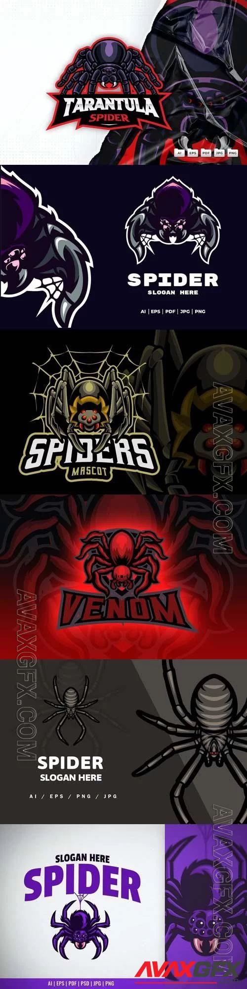 Spider Mascot Logo