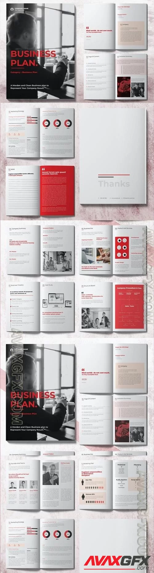 Business Plan Design Template WRQFL7M [INDD]