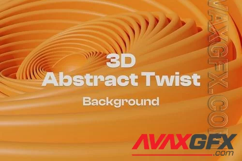 Modern Futuristic Abstract Twist 3D Background