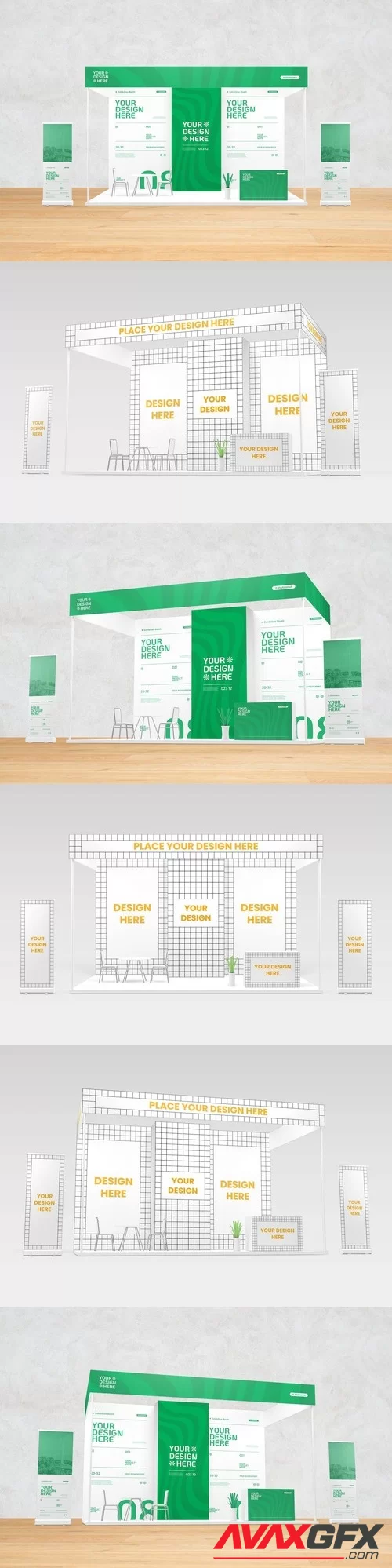 Exhibition & Trade Show Booth Mockup 2V6T7NE [PSD]