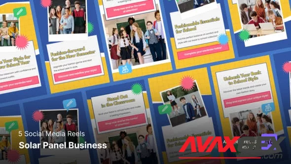 Back to School Fashion Promo - Social Media Reels 46470043 [Videohive]