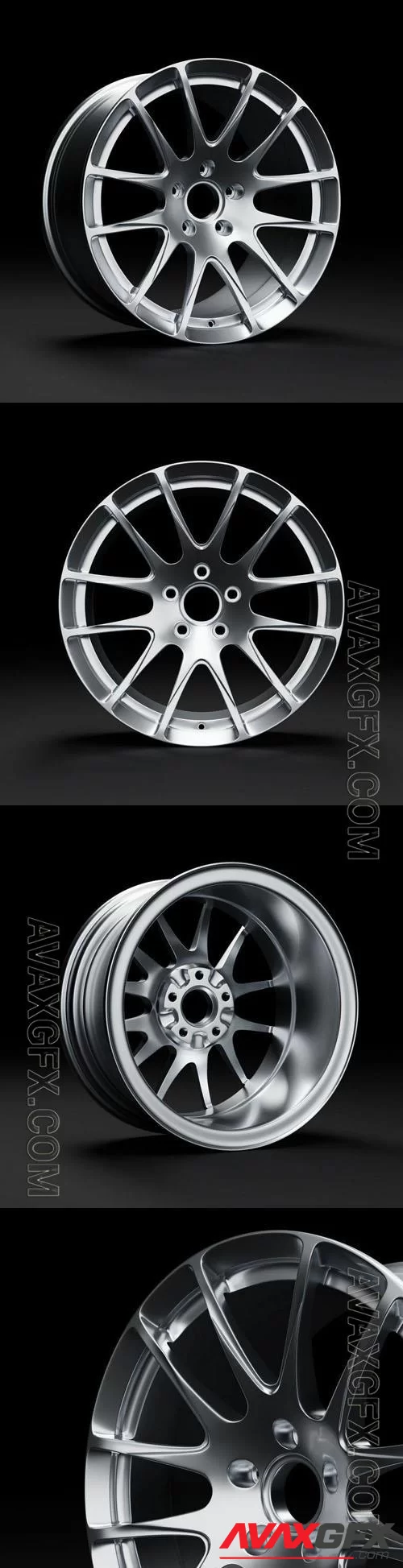 Auto rims 5zigen – ZR 520 - 3d model