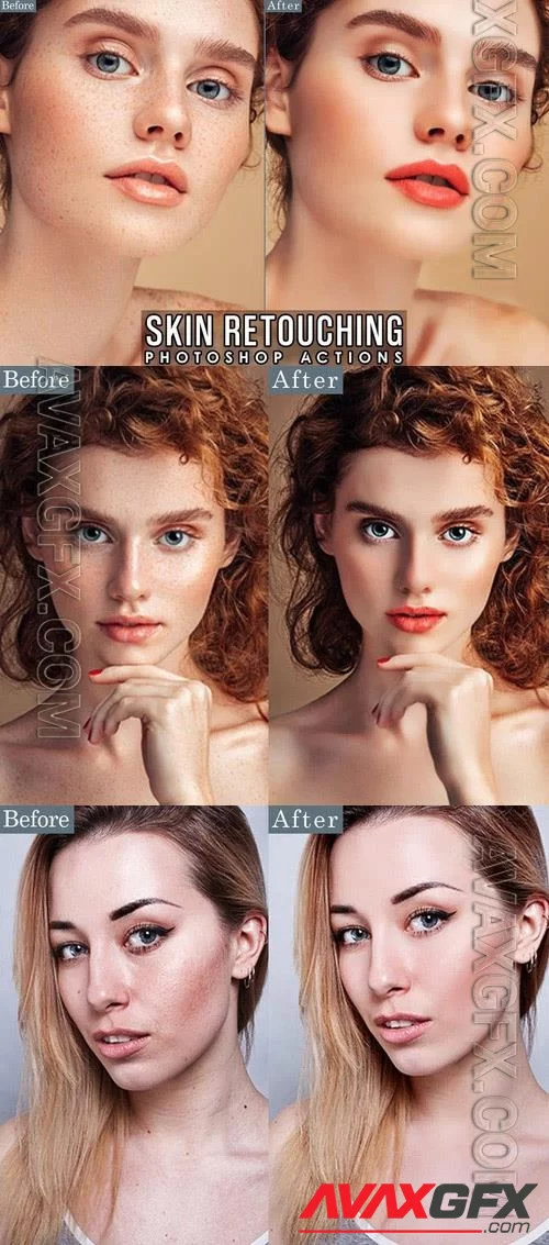 Skin Retouch Actions Photoshop