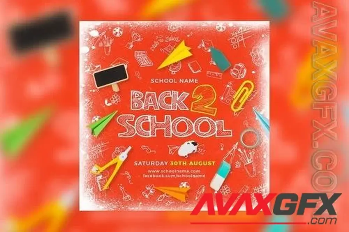 Back To School Flyer 5YULFFF [PSD]