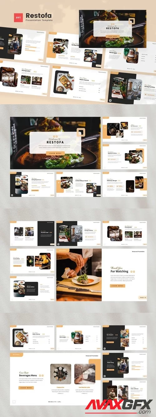 Restofa - Restaurant Powerpoint Template