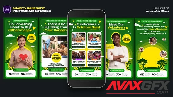 Charity Nonprofit Instagram Stories 46902683 [Videohive]