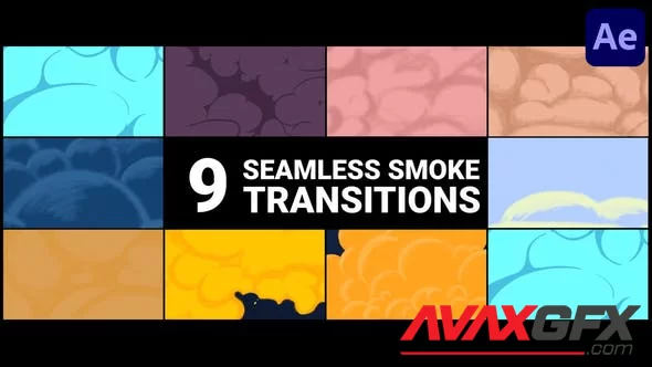 Seamless Smoke Transitions | After Effects 46581197 [Videohive]