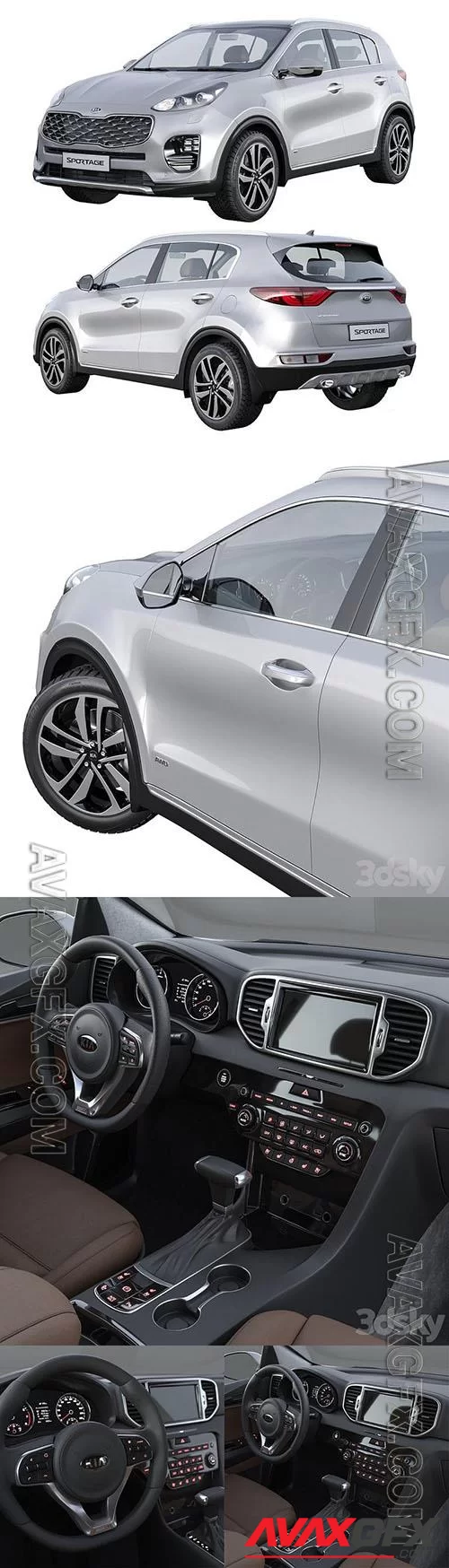 Kia Sportage 2020 - 3d model