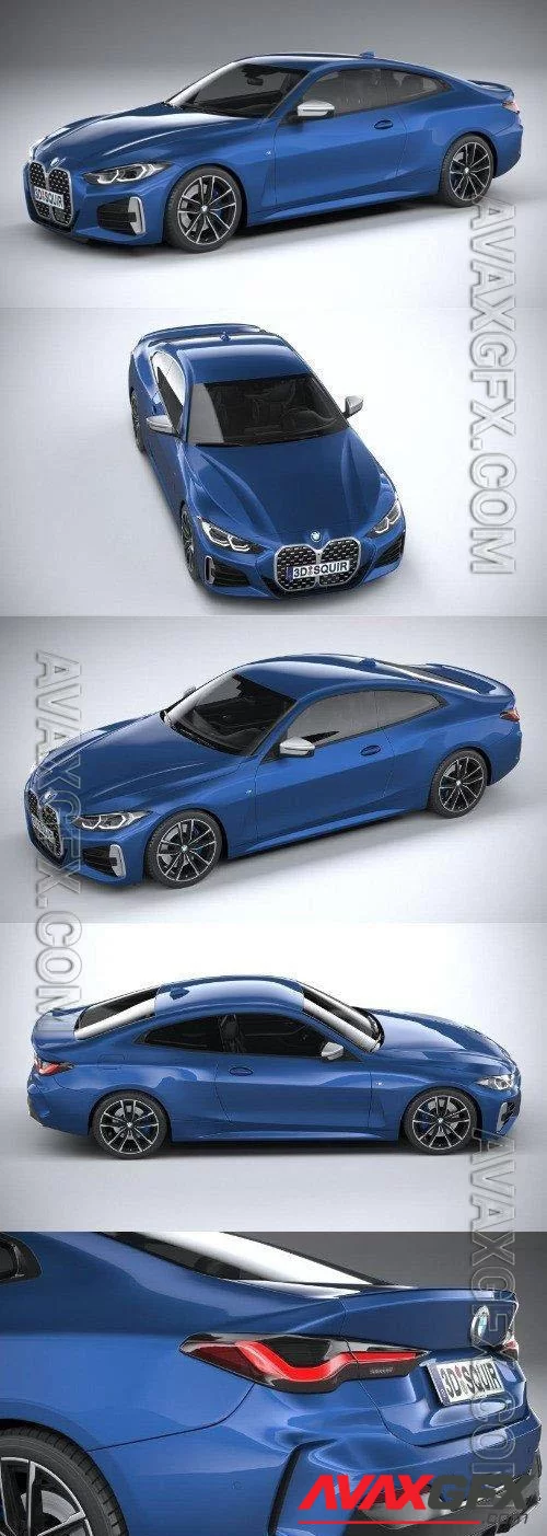 BMW M440i Coupe 2021 - 3d model
