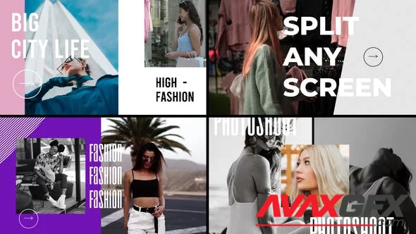 Split Screen Fashion Promo 46584423 [Videohive]