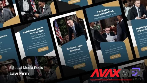 Law Firm - Social Media Reels After Effect Project Template 46683429 [Videohive]