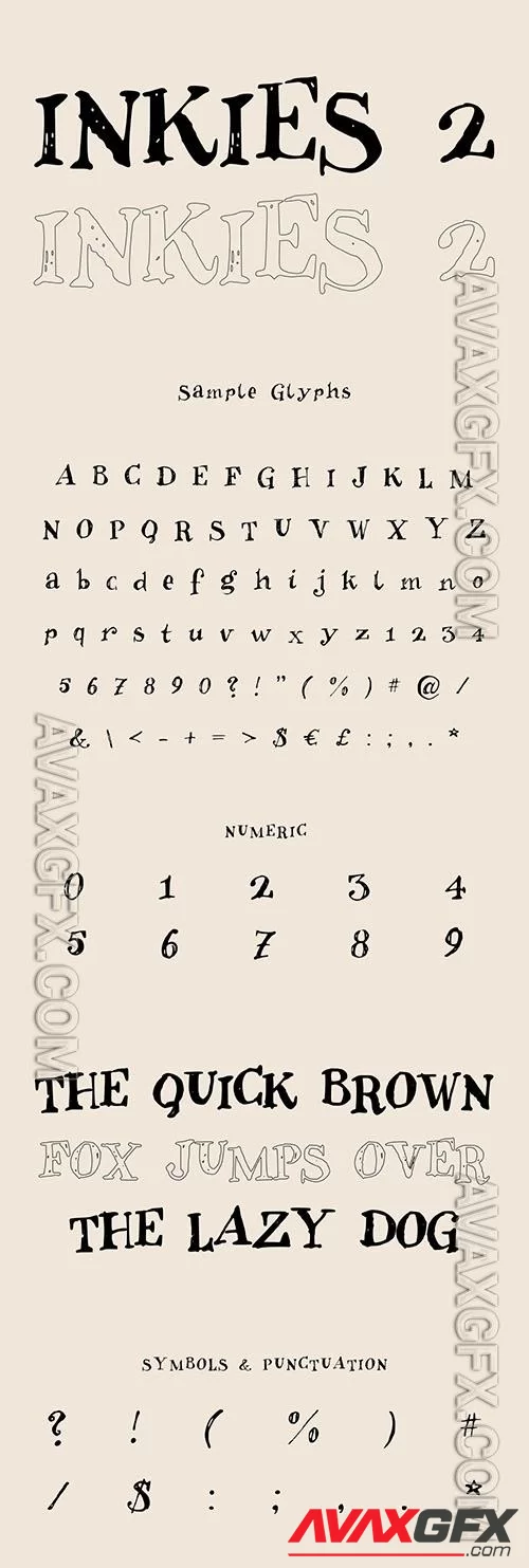 Inkies Ink Font