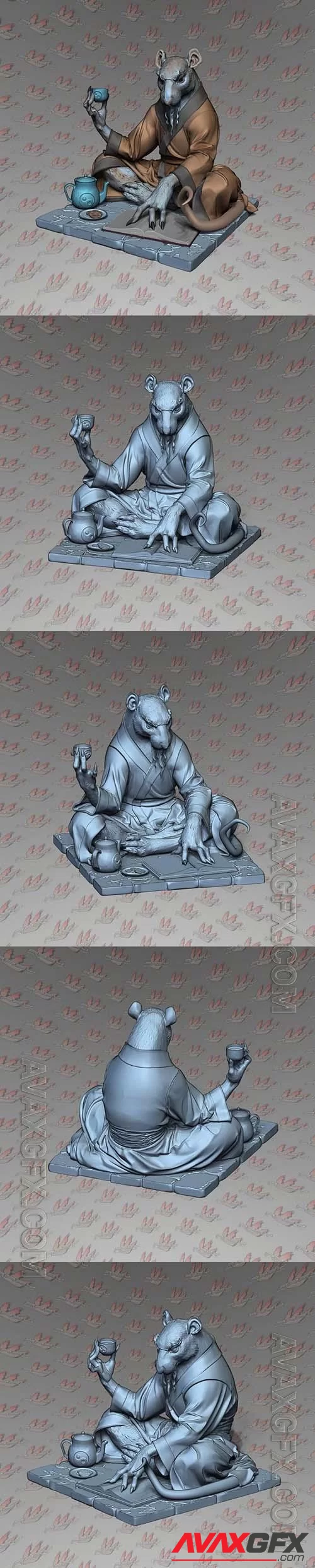 Master Splinter – Teenage Mutant Ninja Turtles – 3D Model Print