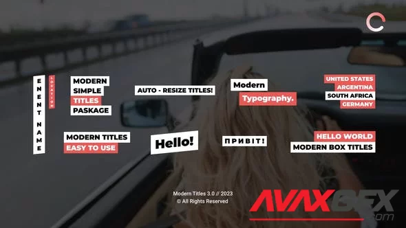 Modern Titles 3.0 | AE 46759944 [Videohive]