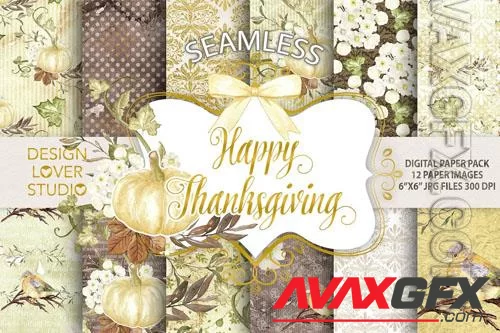 Happy Thanksgiving 2 digital papers