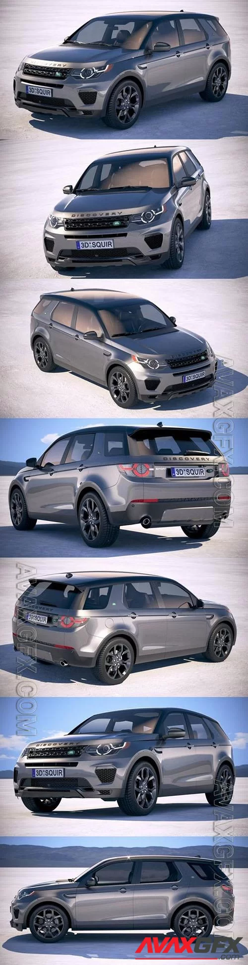 Land Rover Discovery Sport Landmark 2019 - 3d model