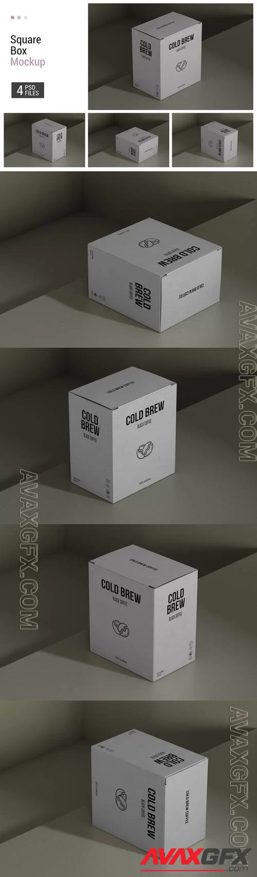 Box Mockup 7YWWCLK [PSD]